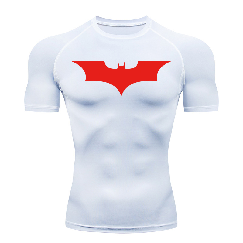 Bat Print Compression Shirts f - Compression Shirt Workout recension och pris