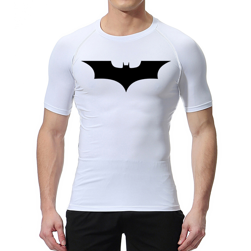 Bat Print Compression Shirts f - Compression Shirt Workout recension och pris