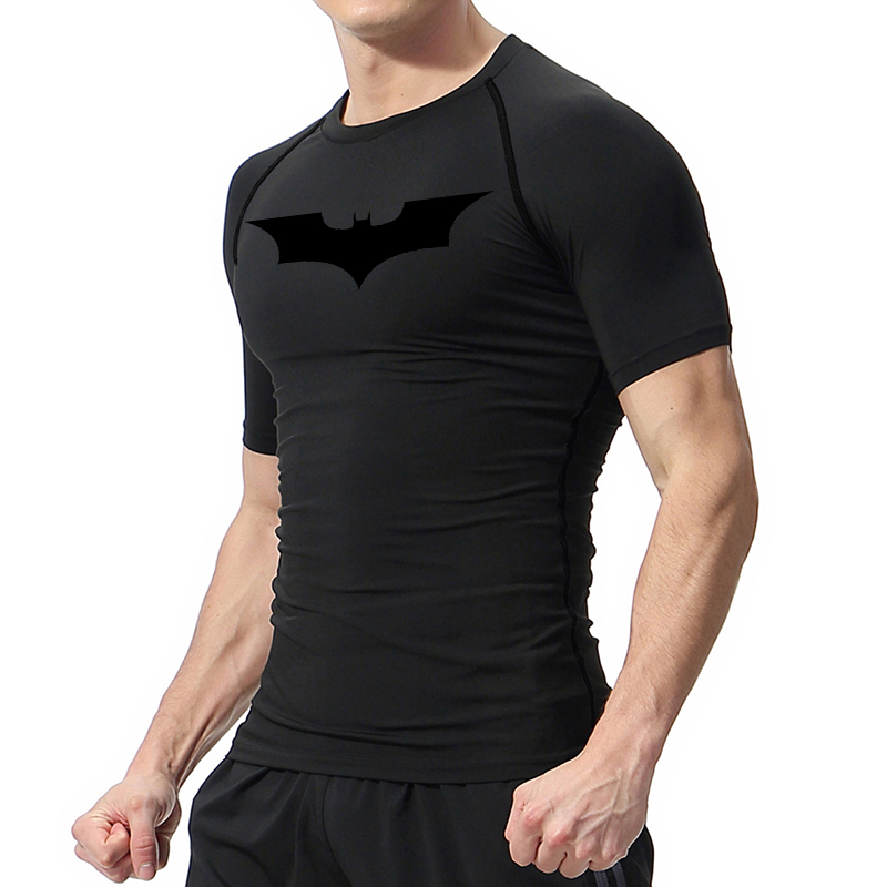Bat Print Compression Shirts f - Compression Shirt Workout recension och pris