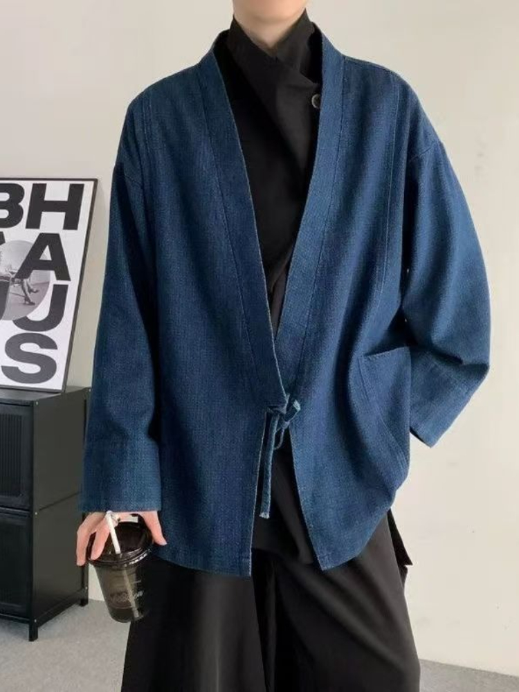 Vintage Japanese Style Denim C - Mens Fashion Denim Jacket recension och pris