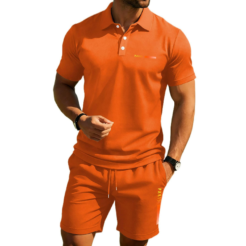PARIS Print Men's high-end sum - Men'S Fashion Polo recension och pris