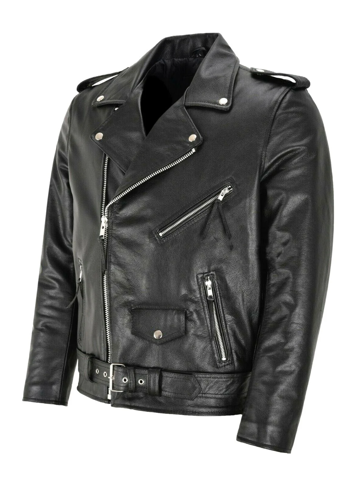 Mens Fashion Leather Jacket Sl - Men'S Fashion Leather Jacket recension och pris