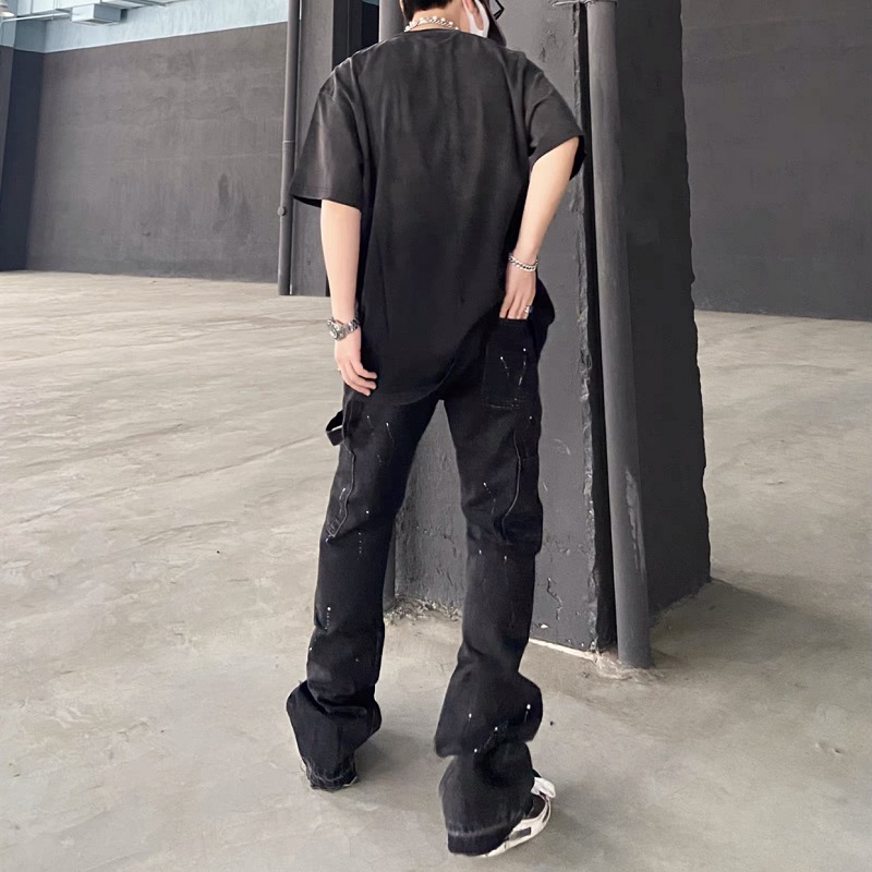 2025 New Graffiti Splash Ink D - Men'S Fashion Jeans And Boots recension och pris