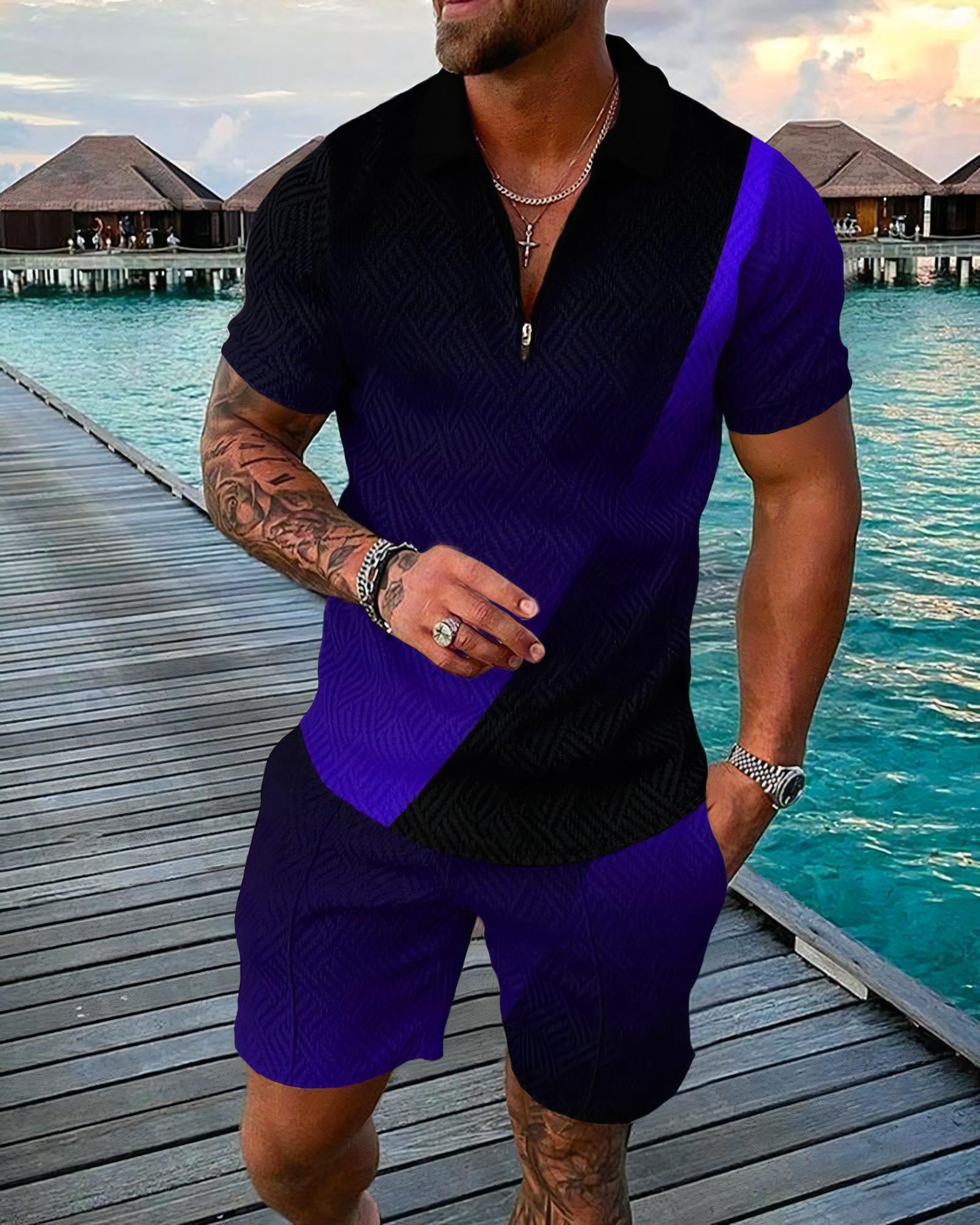 Funny 3D Printed Men's 2 Piece - Men'S Fashion Polo recension och pris