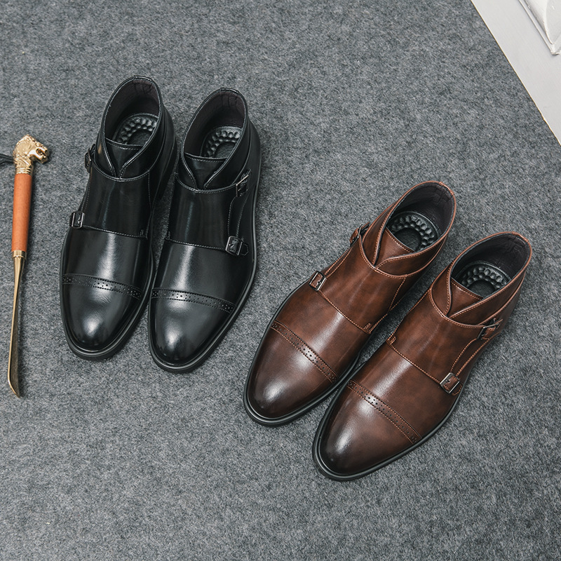 High top pointed leather boots - Mens Fashion Autumn 2025 recension och pris