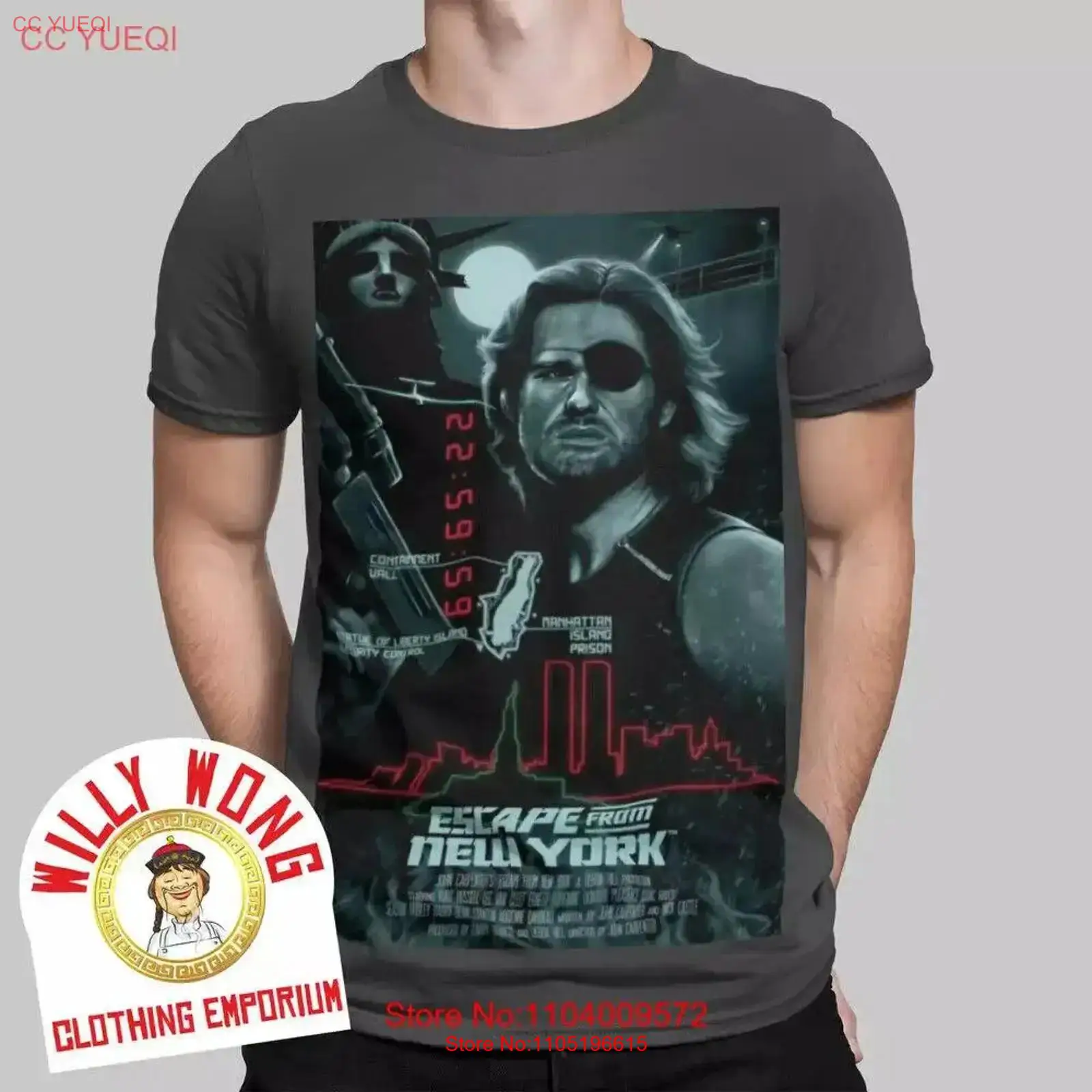 Escape From New York T Shirt R - York Men'S Fashion recension och pris