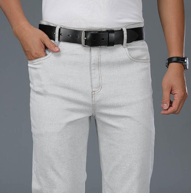 Men's Beige Loose Jeans Fashio - Men'S Fashion Jeans And Boots recension och pris