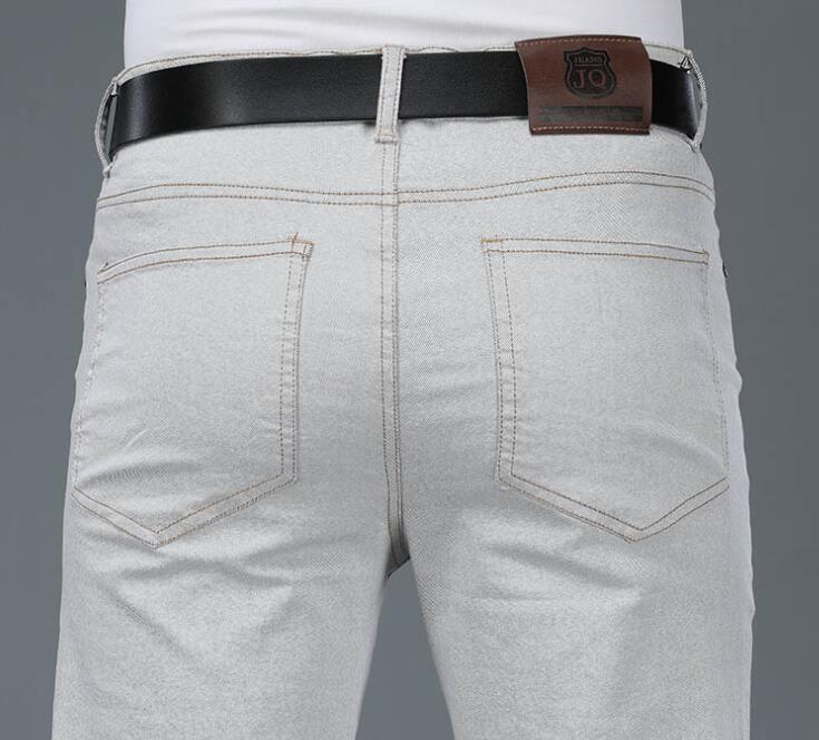 Men's Beige Loose Jeans Fashio - Men'S Fashion Jeans And Boots recension och pris
