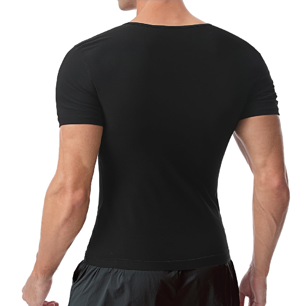 1PCS  Short Sleeve Sauna Shirt - Compression Shirt Workout recension och pris