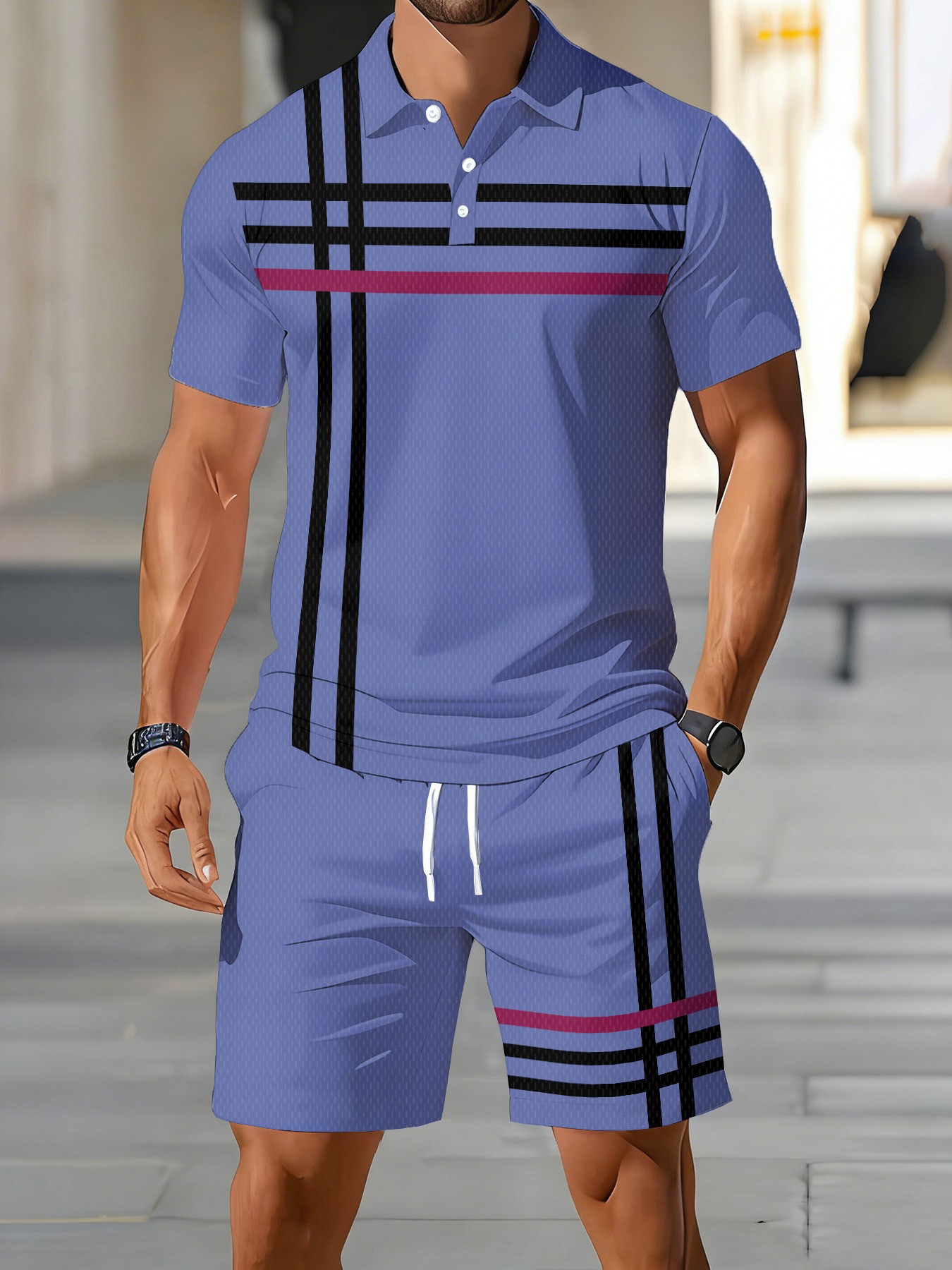 2026 Summer American Men's Pol - Men'S Fashion Polo recension och pris