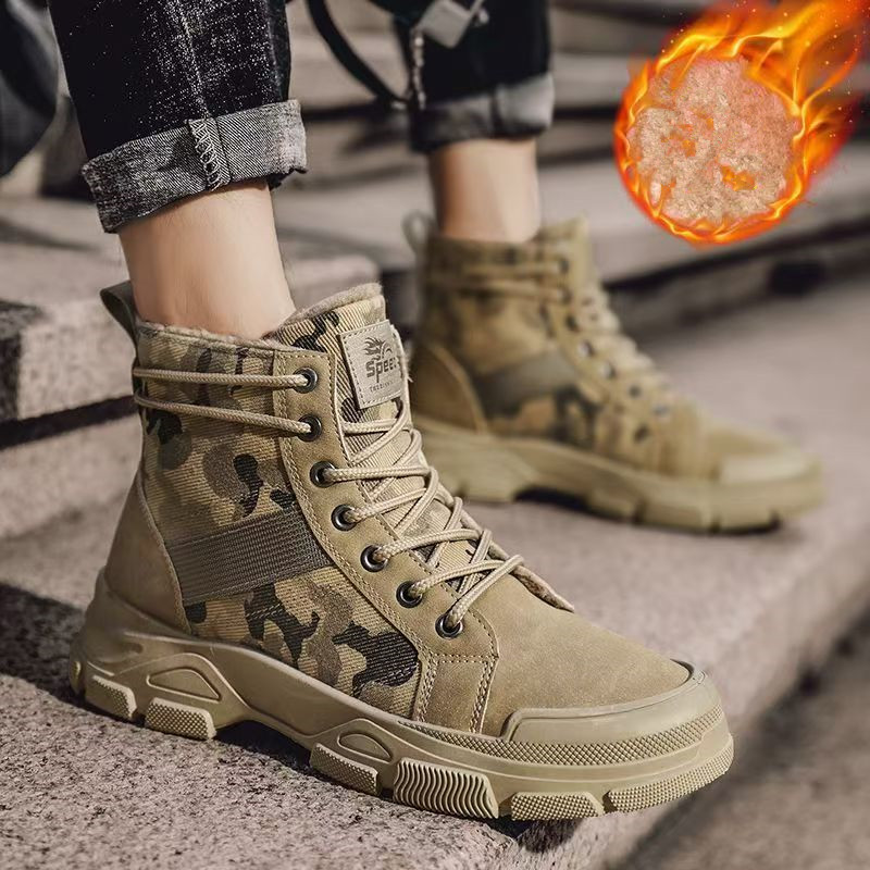 2025 Winter Camouflage Insulat - Men'S Fashion Jeans And Boots recension och pris