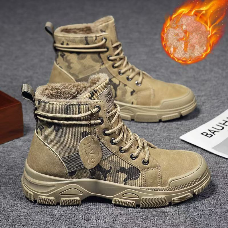 2025 Winter Camouflage Insulat - Men'S Fashion Jeans And Boots recension och pris