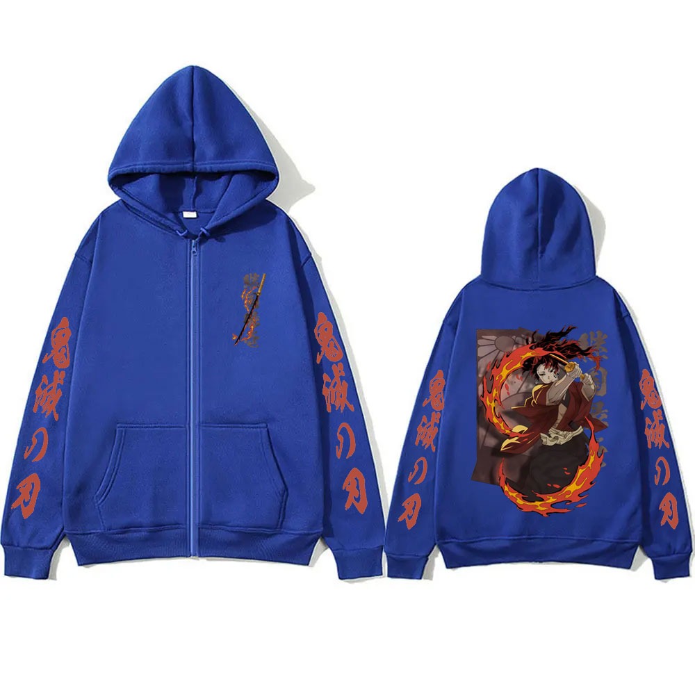 New Demon Slayer Tsugikuni Yor - Mens Fashion Zip Up Hoodies recension och pris