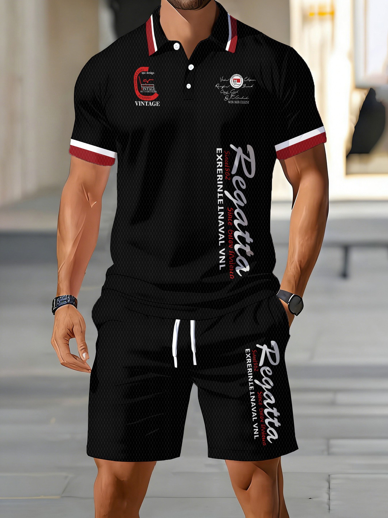 2026 Summer American Men's Pol - Men'S Fashion Polo recension och pris