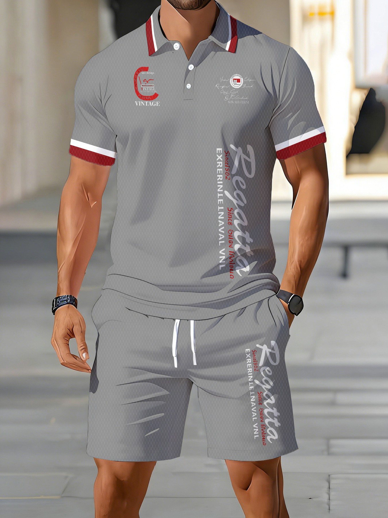 2026 Summer American Men's Pol - Men'S Fashion Polo recension och pris