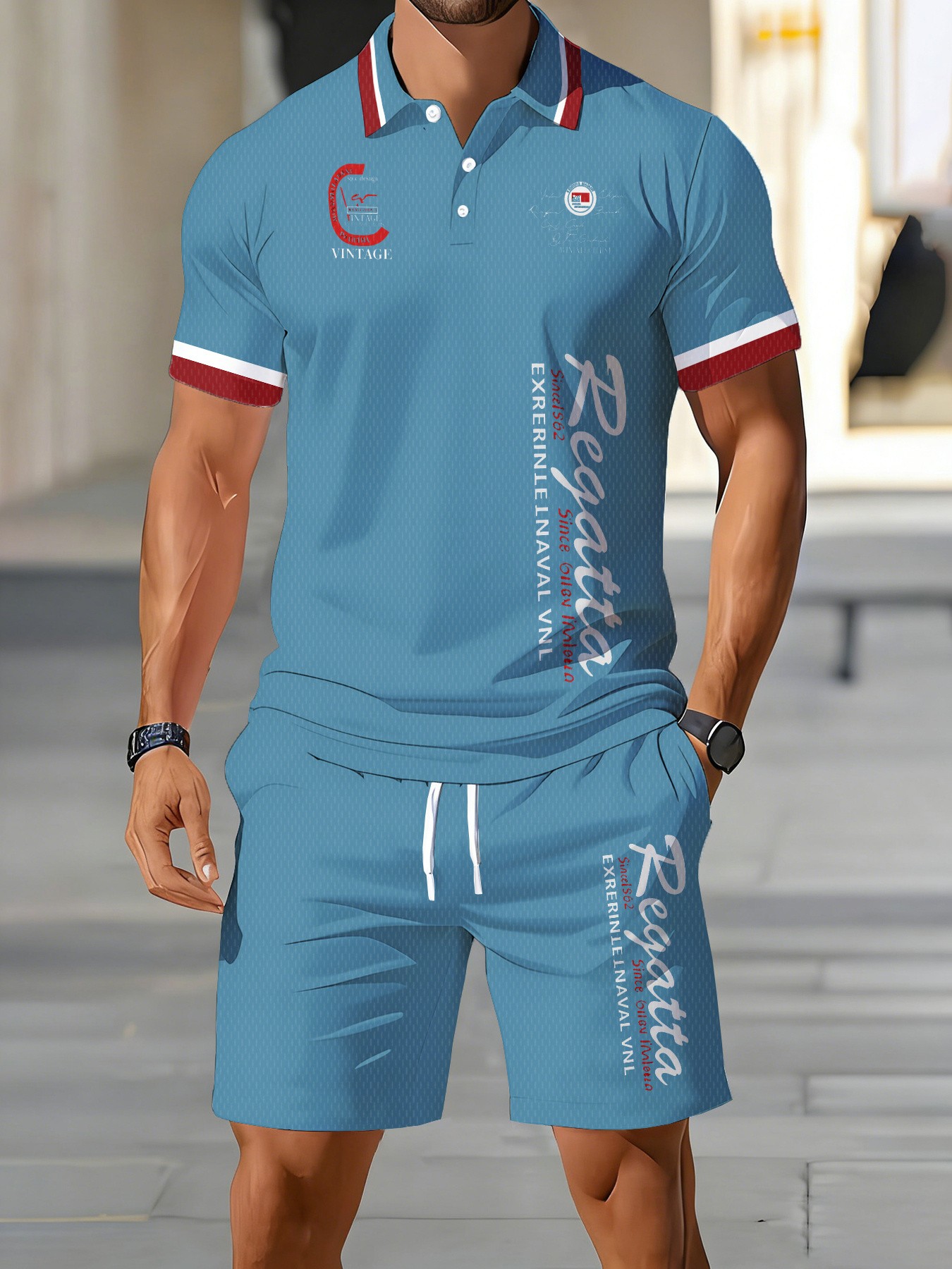2026 Summer American Men's Pol - Men'S Fashion Polo recension och pris