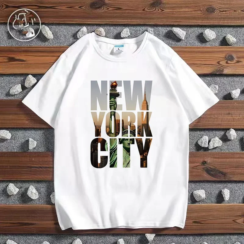 Fashion City Printed T-shirt P - York Men'S Fashion recension och pris