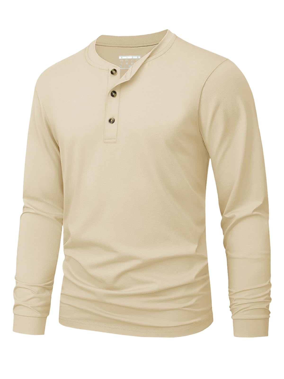 Men's Henley T-Shirt Simple So - Mens Fashion Casual recension och pris