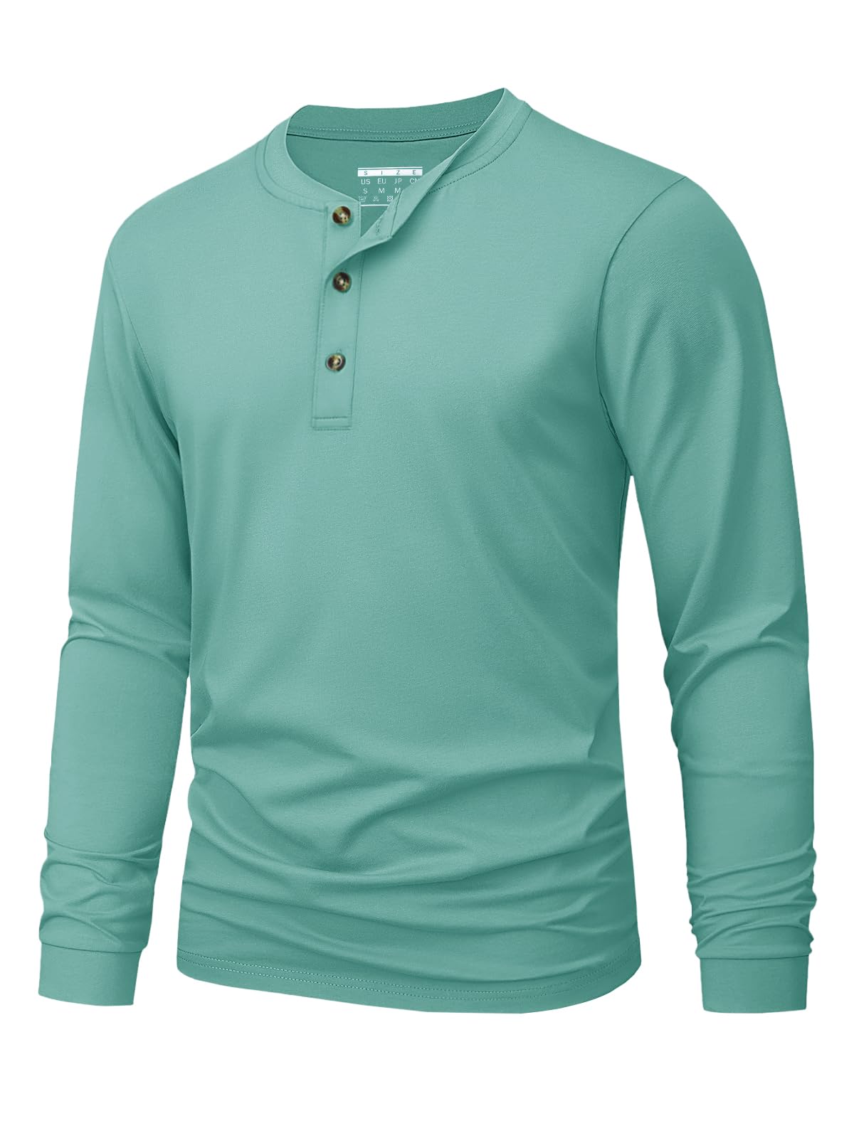 Men's Henley T-Shirt Simple So - Mens Fashion Casual recension och pris