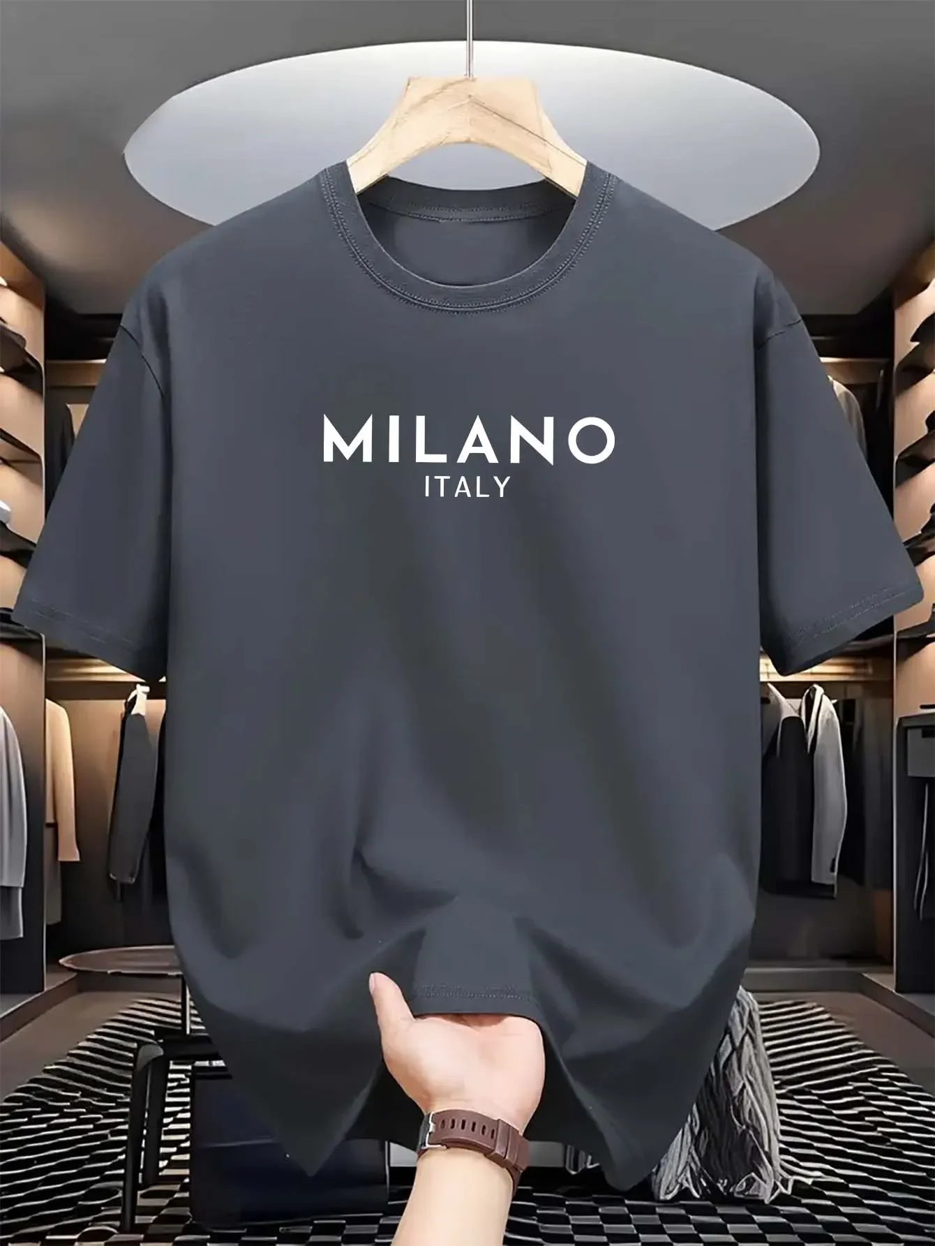 Milan Italian Round-neck Print - Milan Men'S Fashion recension och pris